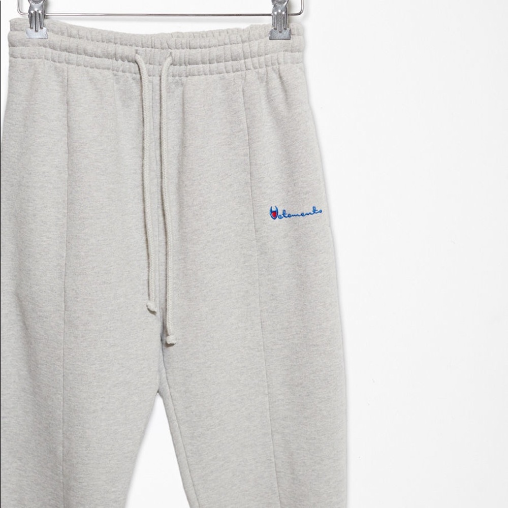 Vetements Champion Sweatpants in Grey